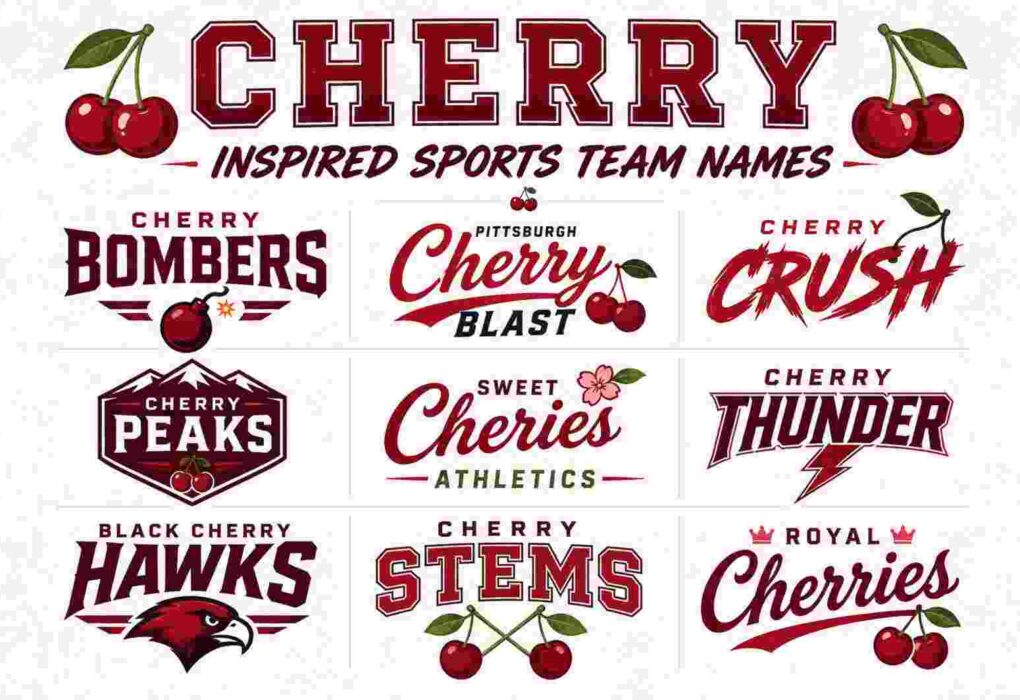 What Are Some Cherry Inspired Sports Team Names