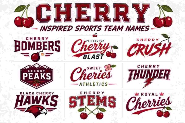 What Are Some Cherry Inspired Sports Team Names