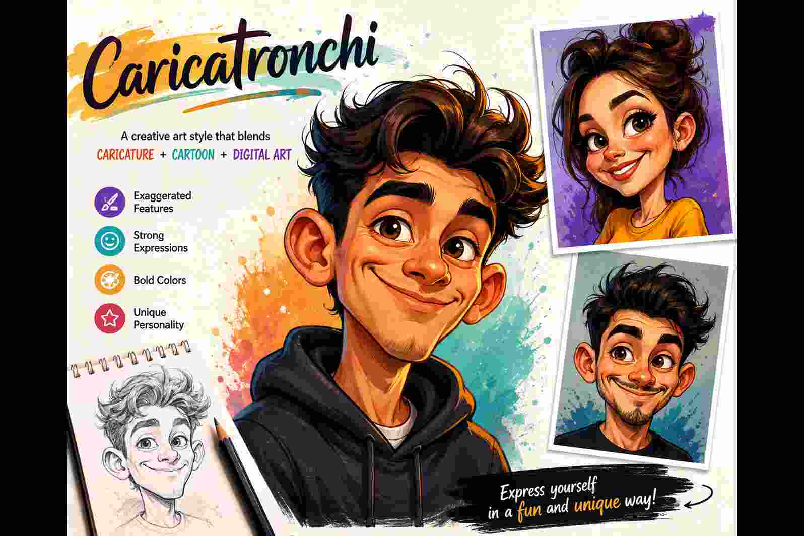 What Is Caricatronchi? Meaning and Art Style