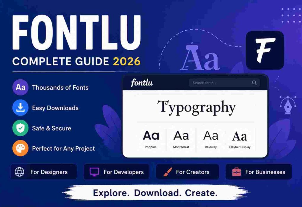 Fontlu review 2026 featured image showing font features and typography interface