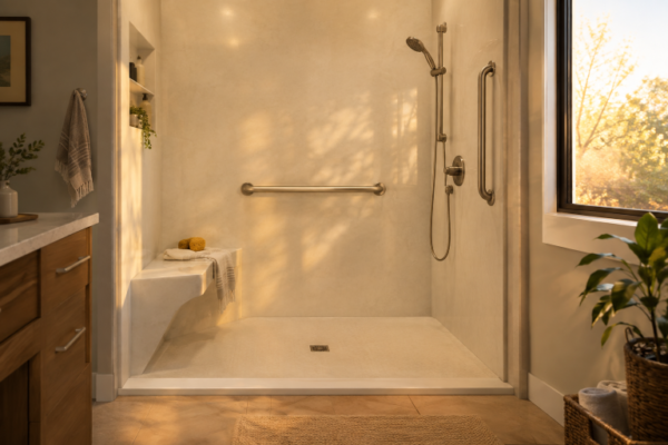 Key Takeaways Jacuzzi Bath Remodel focuses on targeted bathtub and shower updates, including tub-to-shower conversions and accessibility features. Many projects can be installed in as little as one day, although site conditions and project scope can extend the timeline. Low-threshold entries, seating, grab bars, handheld showerheads, and slip-resistant surfaces can support safer daily use. Its Tri-Tek acrylic systems and grout-free wall surrounds are designed to simplify routine maintenance.