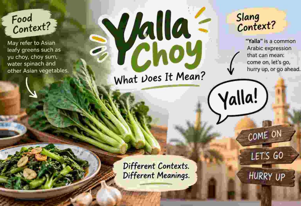Yalla Choy: Meaning, Slang, Vegetable, Uses and More